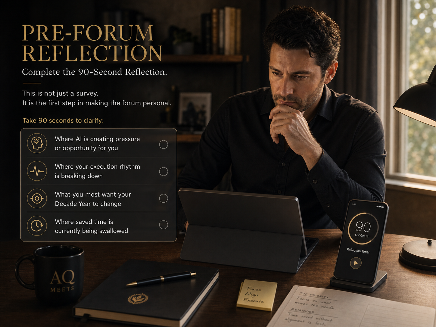 Complete the pre-forum reflection